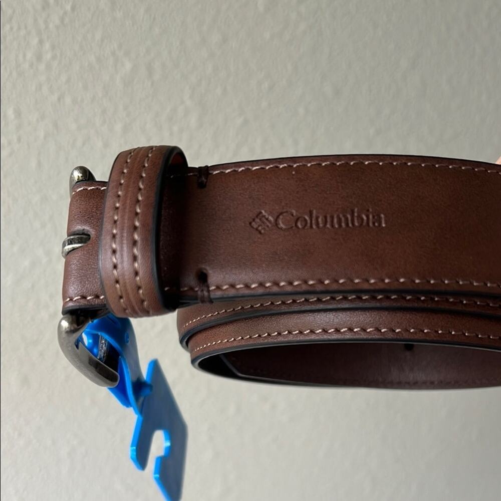 NWT Columbia Brown Leather Belt for Men - size 36